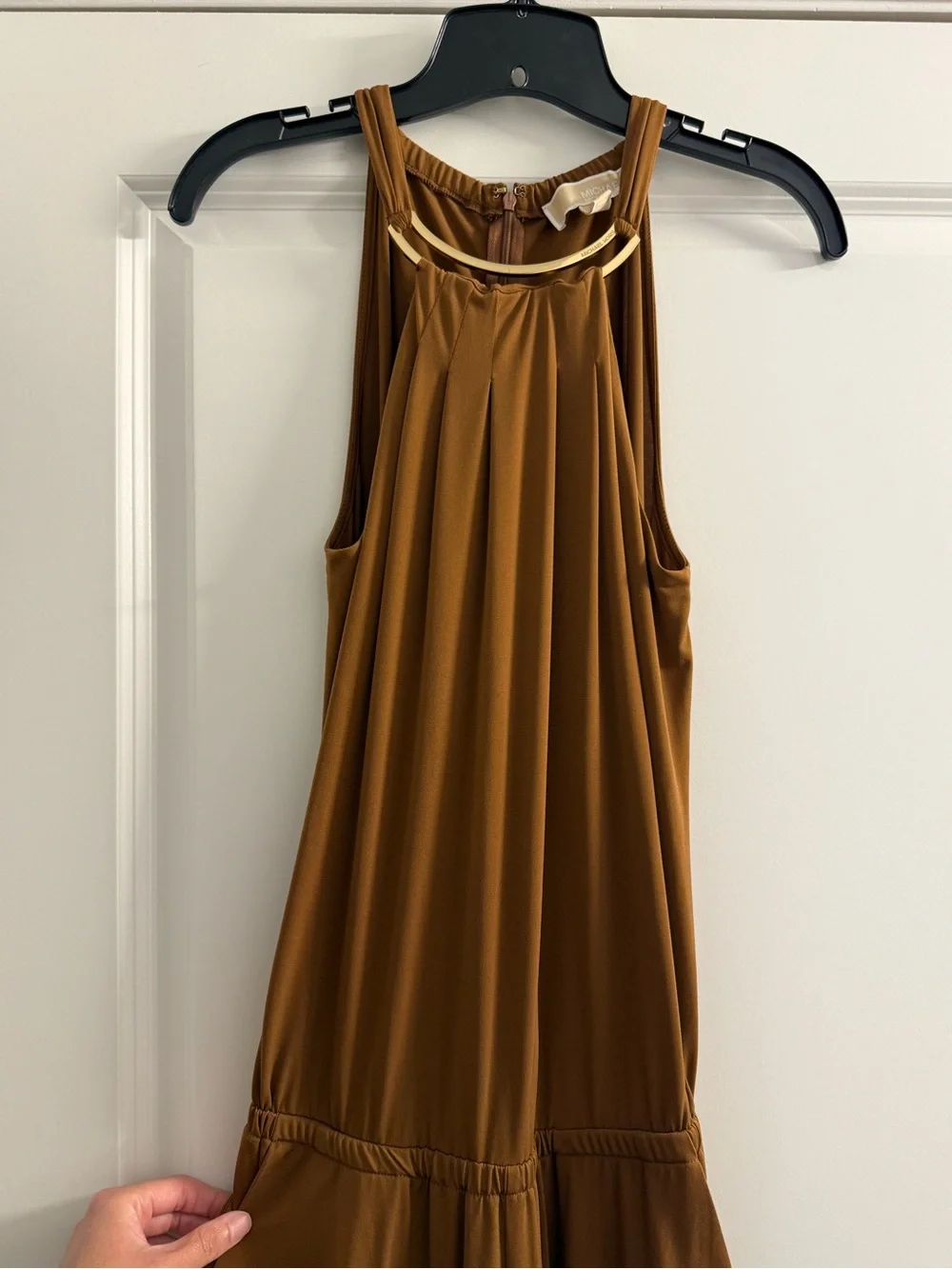 Michael Kors Halter Wrap Jersey Jumpsuit Size S